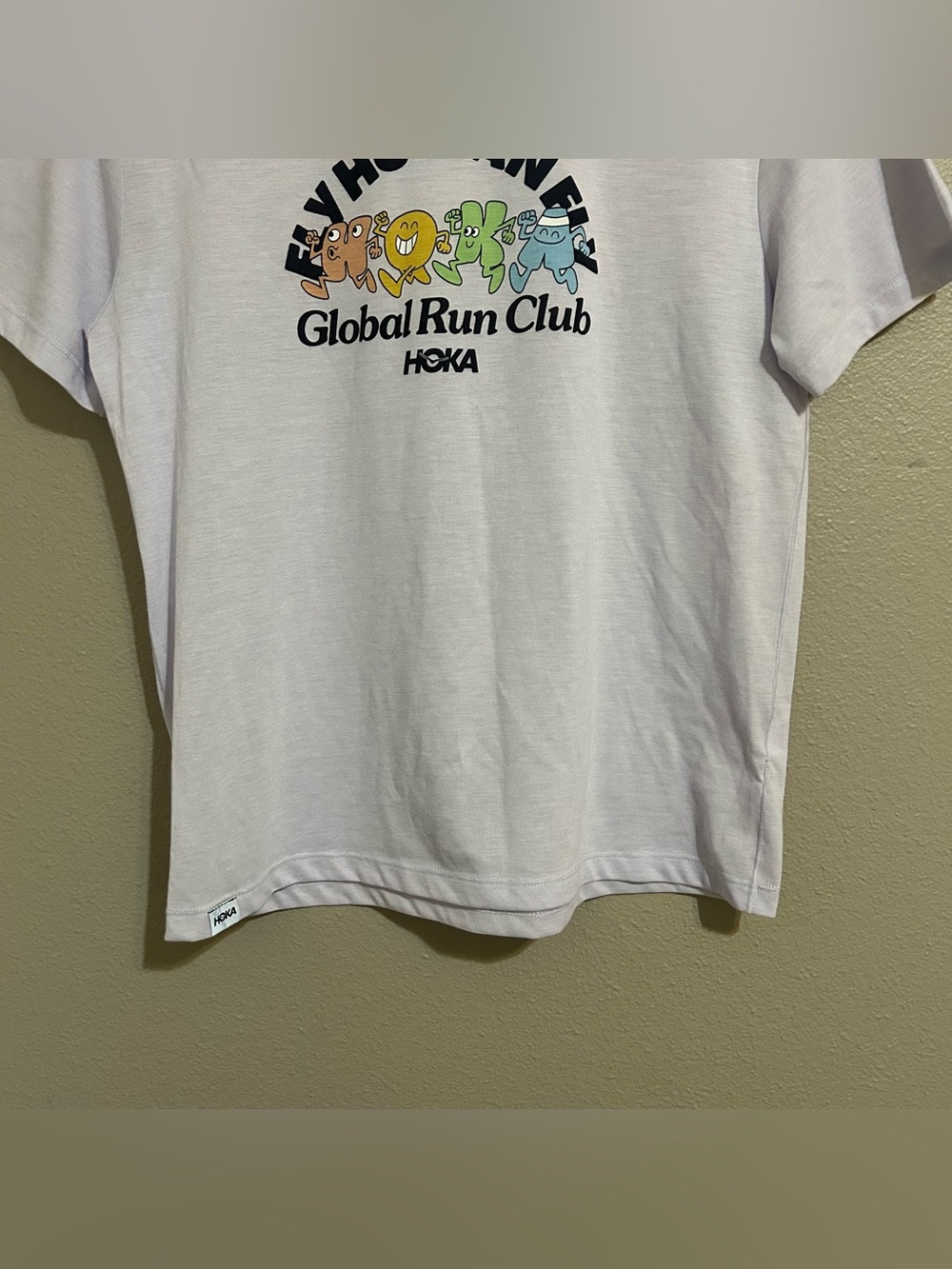Hoka Global Run Day GlideTech Short Sleeve Crewneck T Shirt Women’s Size Small - Picture 4 of 9